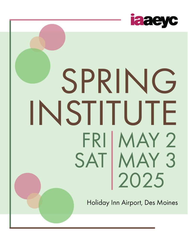 Spring Save the date - May 2 and 3, 2025, Holiday Inn Airport, Des Moines